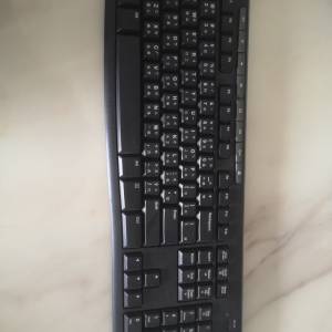 logitech k270 全尺寸無線鍵盤  有倉頡碼  Unifying 接收器
