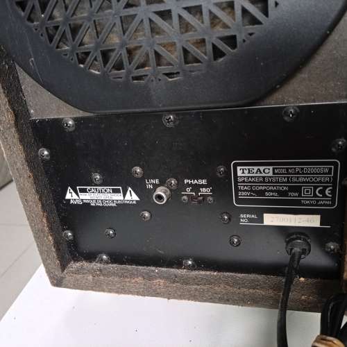 抵玩 日本 TEAC PL-D2000 超低音一隻
