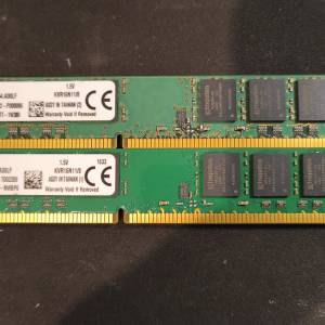 Desktop Ram Kingston 8GBx2 DDR3 1600 共16GB
