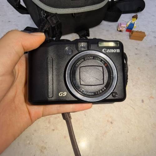 Canon PowerShot G9✨ 數碼相機連相機袋充電器 两个电池一个🍀闪迪extremex 16gb记忆...