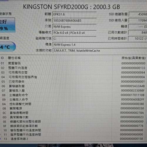 kingston fury renegade 2tb gen4 ssd