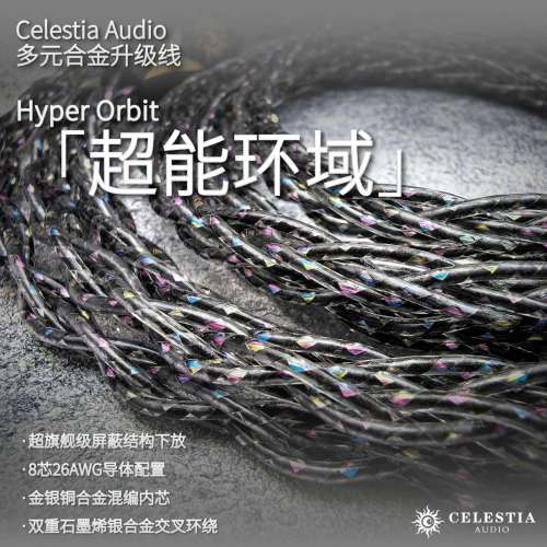 【Celestia Audio】新品合金升級線 Hyper Orbit 「超能環域」