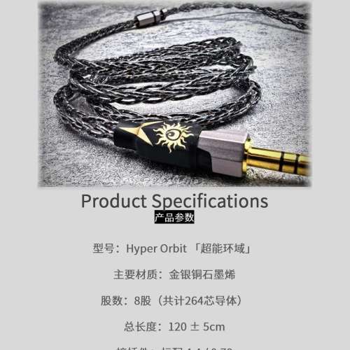【Celestia Audio】新品合金升級線 Hyper Orbit 「超能環域」