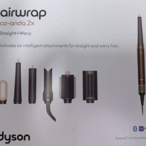 Dyson Airwrap co-anda 2x 造型器 酒紅醇銅