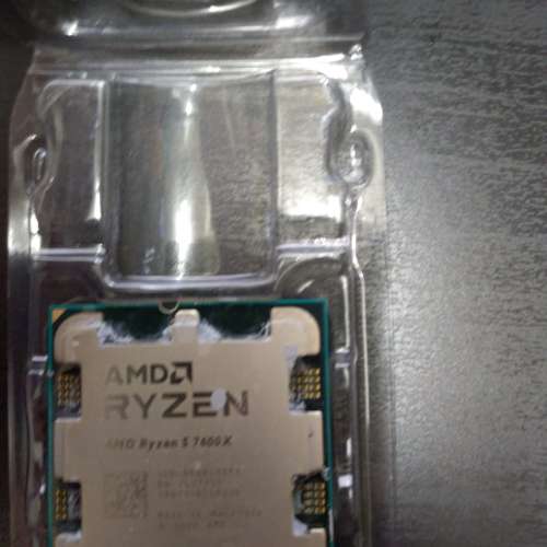 7600x cpu 保到2027年9月 tray裝