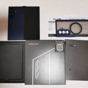 完美如新,512GB,香港行貨,藍色Samsung fold 7 雙卡 5G, 有盒