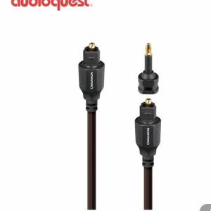 AudioQuest 肉桂 Cinnamon Optical 光纖數碼音頻線 + 迷你轉接頭