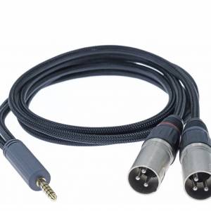 英國 iFi &ndash; 4.4mm to XLR SE 平衡訊號線 | OFC銅 | 1M