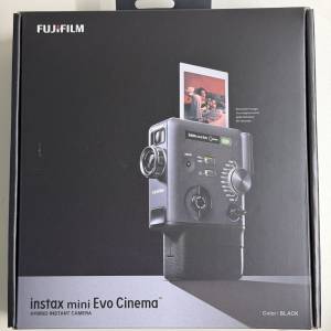Fujifilm instax mini Evo Cinema 混合式即影即有相機 黑色 香港行貨 1年保養