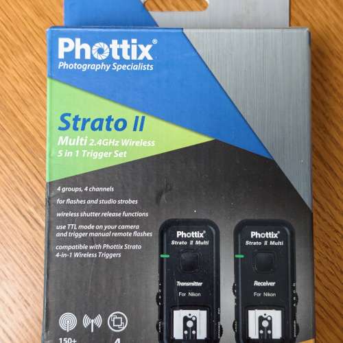 Phottix Strato II Multi 5合1無線引閃器set