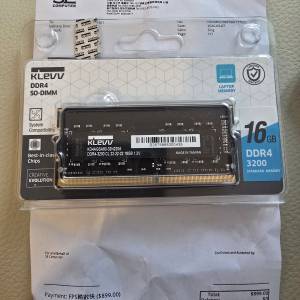 KLEVV DDR4 3200MHz 16GB SO-DIMM Notebook RAM 記憶體