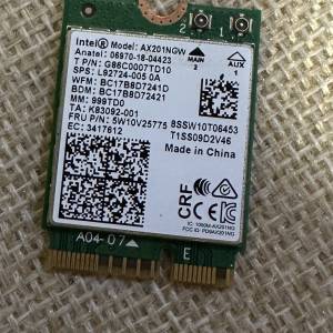 Intel AX201 wifi6