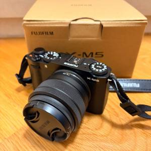 99%新！ Fujifilm X-M5 黑色 富士 淨機身 有盒有單