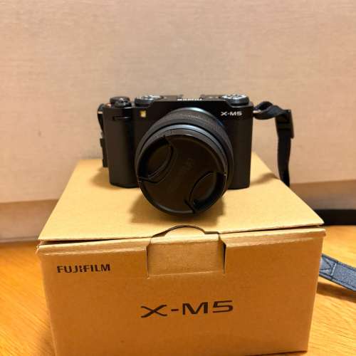 99%新！ Fujifilm X-M5 黑色 富士 淨機身 有盒有單