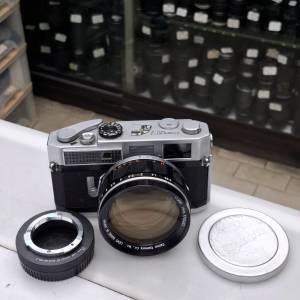 CANON 7 + CANON 50MM F0.95 + NIKON Z MOUNT