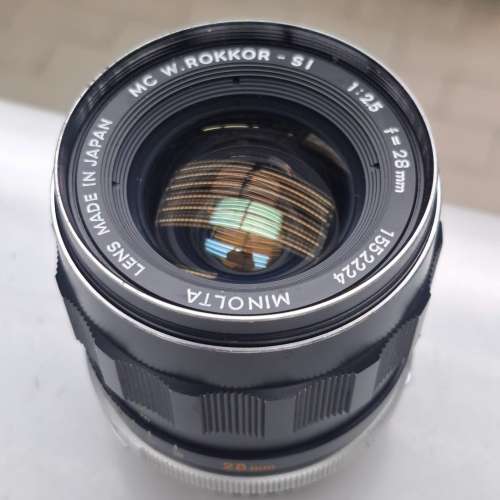 MINOLTA MC. W.ROKKOR SI 28MM F2.5