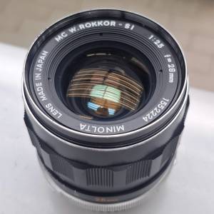 MINOLTA MC. W.ROKKOR SI 28MM F2.5