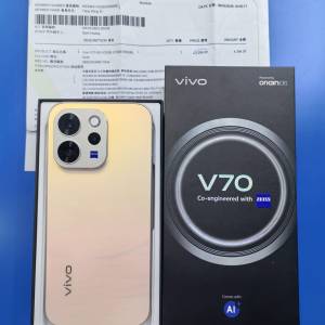 vivo V70 5G 12+256 香港行貨 9成新 全套有單原廠保養到27年3月  功能全正常 任意...