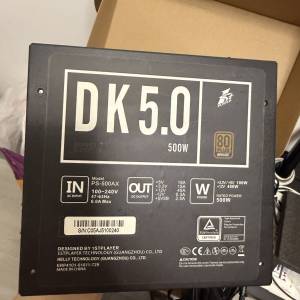 1st Player DK5.0（PS-500AX）500W 80Plus 銅牌直出 ATX 火牛