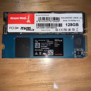 1tb & 128gb ssd