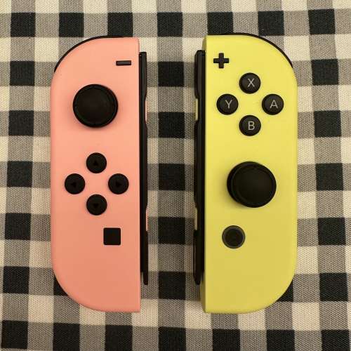 Switch 1 原廠專用手制 左邊粉紅色 右邊鮮黃色 行貨 100%全新 只檢查和試機 操作和...
