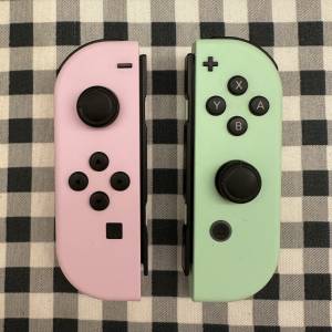 Switch 1 原廠專用手制 左邊粉紫色 右邊粉綠色 行貨 100%全新 只檢查和試機 操作和...