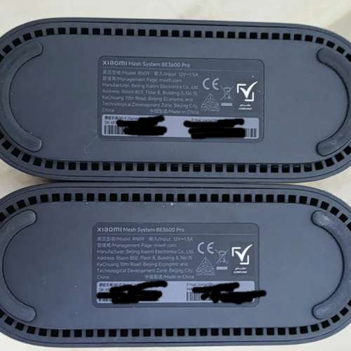 XIAOMI Mesh WiFi 7, BE3600 Pro 路由器 (2件裝)