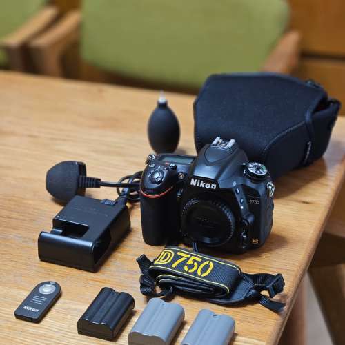 Nikon D750 Full Frame 單反相機 + 3支鏡頭 (35mm/50mm/24-85mm)