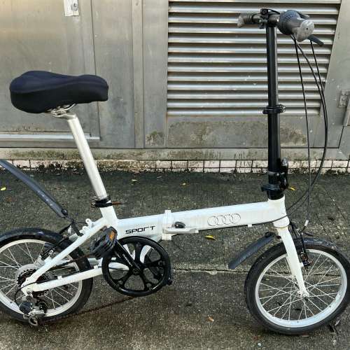 Audi Sport 16吋 6波 摺疊單車 代友出售 HK$298.00