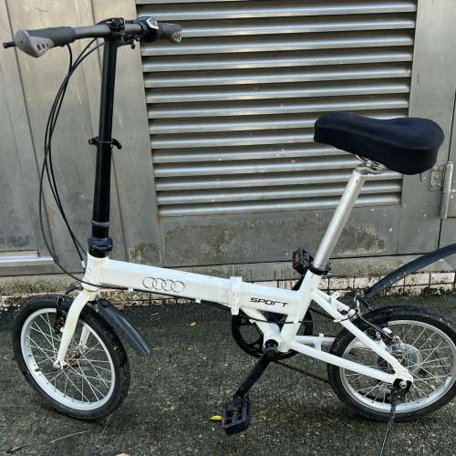 Audi Sport 16吋 6波 摺疊單車 代友出售 HK$298.00