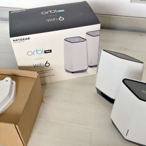 Orbi Pro AX6000 WiFi 6 Tri-Band WiFi System, Router (SXR80) + Satellite (SXS80)