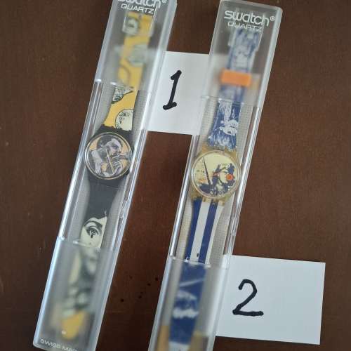 Swatch 手錶 1980's-1900's (Lot 3/1) 1-8 +Pop Watch Quartz