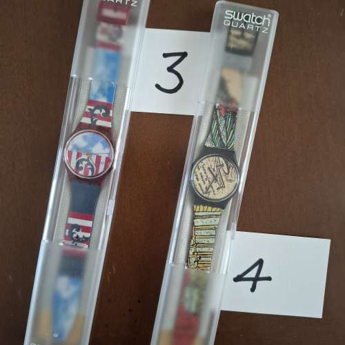 Swatch 手錶 1980's-1900's (Lot 3/1) 1-8 +Pop Watch Quartz