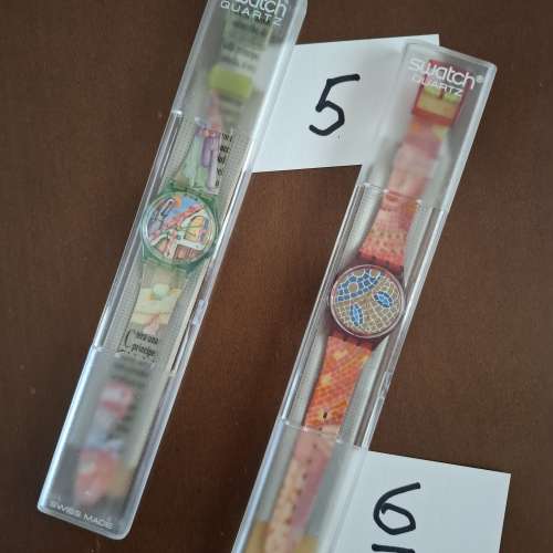 Swatch 手錶 1980's-1900's (Lot 3/1) 1-8 +Pop Watch Quartz