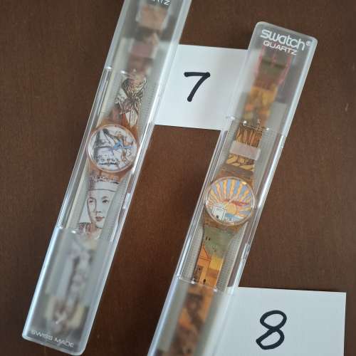 Swatch 手錶 1980's-1900's (Lot 3/1) 1-8 +Pop Watch Quartz