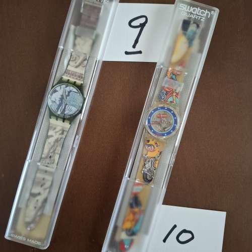 Swatch 手錶 1980's-1900's (Lot 3/2) 9-16+Pop Watch Quartz