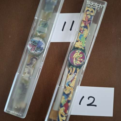 Swatch 手錶 1980's-1900's (Lot 3/2) 9-16+Pop Watch Quartz