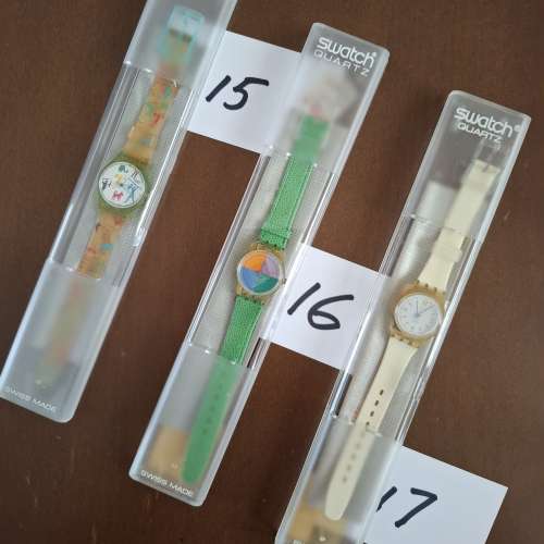 Swatch 手錶 1980's-1900's (Lot 4/2) 4-17 +Ladies  Quartz