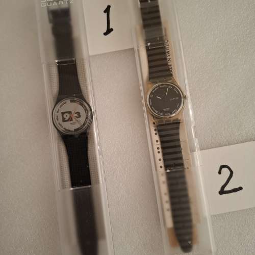 Swatch 手錶 1980's-1900's (Lot 5/1) 1-8 All blacks