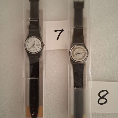 Swatch 手錶 1980's-1900's (Lot 5/1) 1-8 All blacks
