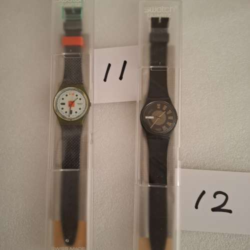 Swatch 手錶 1980's-1900's (Lot 5/2) 9-12 All blacks