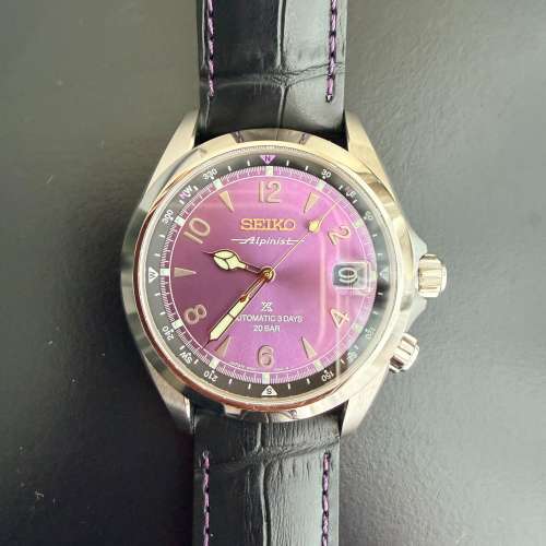 全新限量 Seiko 精工 145th Anniversary Alpinist HBC006 登山家 江戶紫 全套 行貨...
