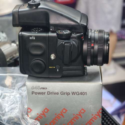 mamiya 645 PRO TL + 80/2.8 N + WG401 電動捲片器 極新 功能正常 配件齊全 3個月保養