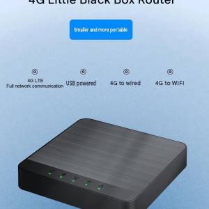 Compact 4G LTE wireless router
