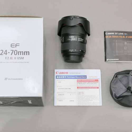 EF 二代 標準鏡王 9成以上新 行貨 CANON 24-70 2.8L II 全新一手購入 CANON 全新原...