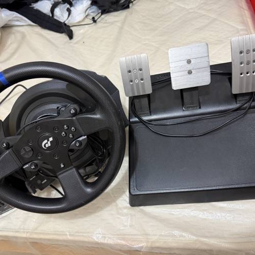 Thrustmaster TS300rs GT version 方向盤連腳踏（美水）包220轉110V火牛