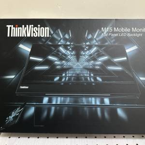 Lenovo ThinkVision M15 Mobile Monitor 聯想M15 行動顯示器