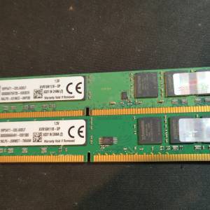 Desktop Ram Kingston 8GBx2 共16GB  DDR3 1600