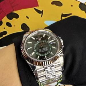 Rolex 勞力士 Sky-Dweller 縱航者（天行者）｜型號 m336934-0006 綠盤