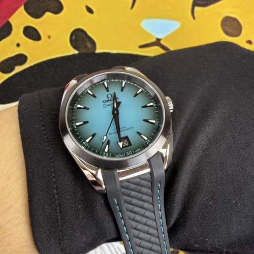 歐米茄 Omega Seamaster Aqua Terra 220.32.41.21.03.001 蒂芙尼藍盤
